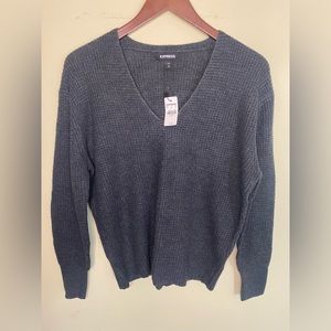 Express Dark Gray long Sleeve Sweater